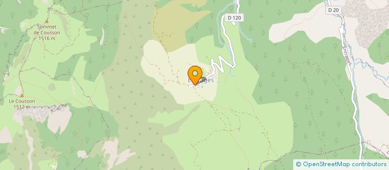 localisation de l'entreprise ASS DE GYMNASTIQUE VOLONTAIRE D'ENTRAGES  ENTRAGES