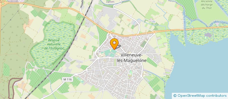 localisation de l'entreprise ASS DE L'AMITIE VILLENEUVOISE  VILLENEUVE-LES-MAGUELONE