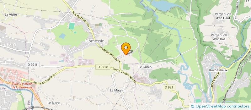 localisation de l'entreprise ASS DE L'AUMONERIE DU PETIT BUGEY  LE PONT-DE-BEAUVOISIN