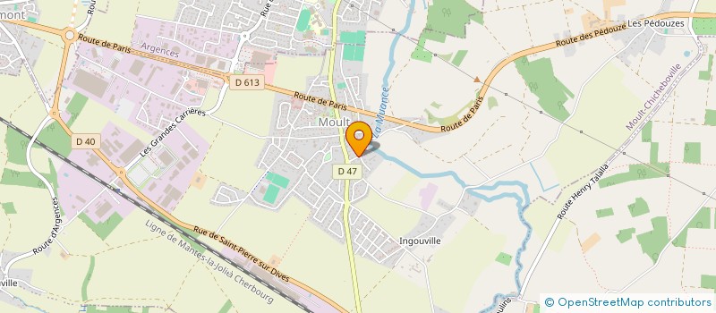 localisation de l'entreprise ASS DE L'ECOLE PRIMAIRE PUBLIQUE D'ARGENCES  ARGENCES