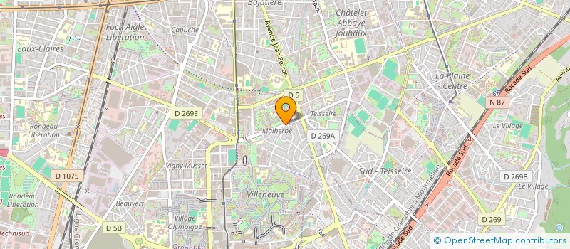 localisation de l'entreprise ASS DE L'EGLISE ANGLICANE A GRENOBLE à GRENOBLE