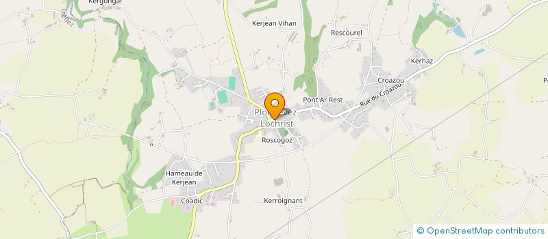 localisation de l'entreprise ASS DE L ELEVAGE DU TROTTEUR DU LEON à PLOUESCAT