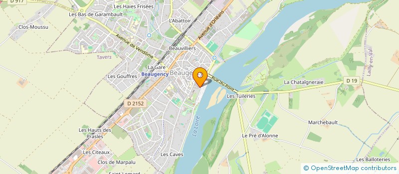 localisation de l'entreprise ASS DE L ENSEIGNEMENT LIBRE à BEAUGENCY