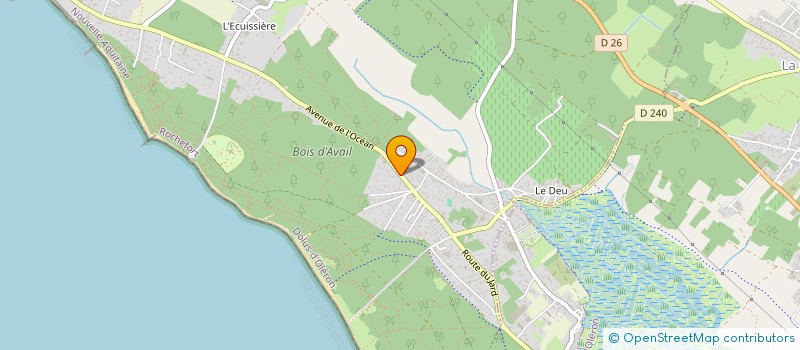 localisation de l'entreprise ASS DE L ETOILE A L ETOILE  DOLUS-D'OLERON