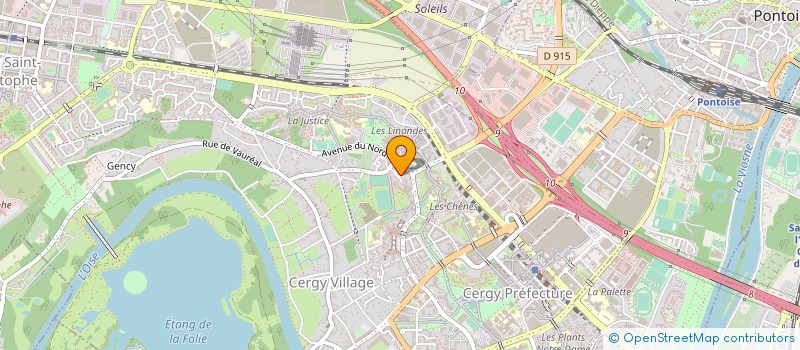 localisation de l'entreprise ASS DE LA COMMUNAUTE MUSULMANE DE CERGY  CERGY