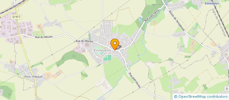 localisation de l'entreprise ASS DE LA FAMILLE DEFFONTAINES MAES à ENNEVELIN