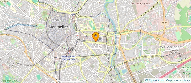 localisation de l'entreprise ASS DE LA JEUNESSE ACTIVE AFRICAINE à MONTPELLIER