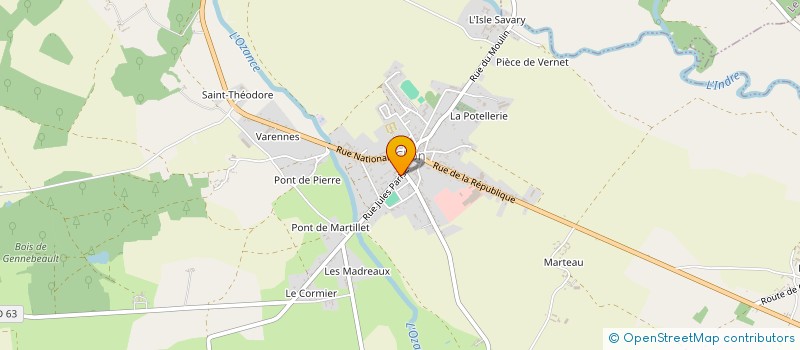 localisation de l'entreprise ASS DE LA MAISON D ENFANTS à CLION