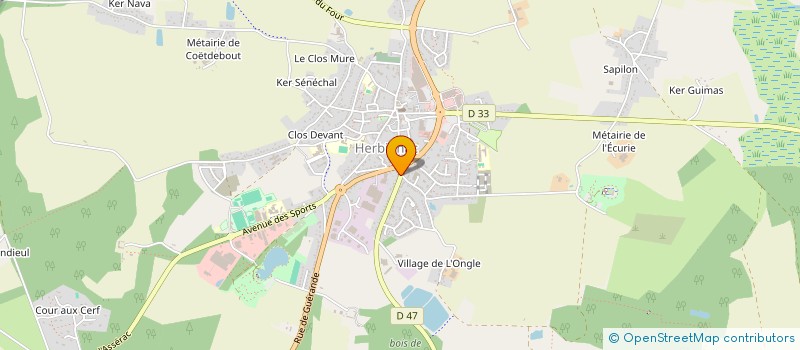 localisation de l'entreprise ASS DE LA MAISON DU PERE LAURENT à HERBIGNAC
