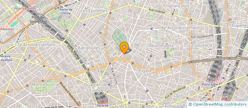 localisation de l'entreprise ASS DE LA NATURE ET DES HOMMES  PARIS