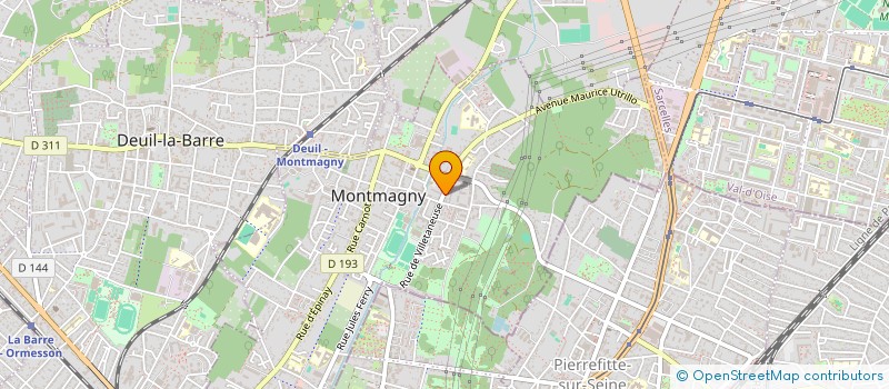 localisation de l'entreprise ASS DE LA NOUVELLE IMAGE D'HAITI  MONTMAGNY