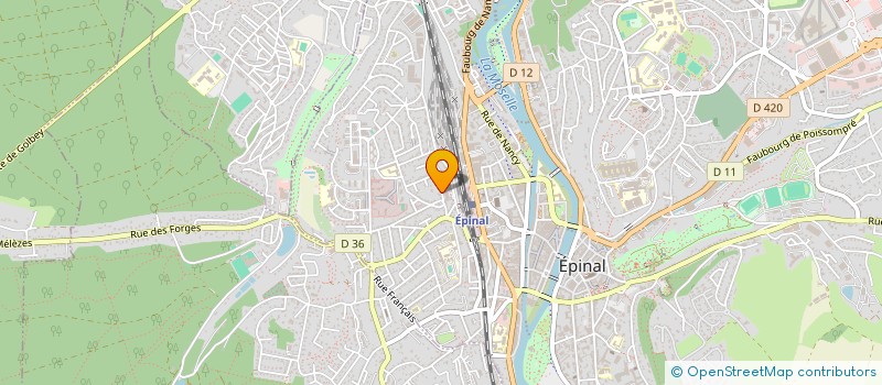 localisation de l'entreprise ASS DE LA POUSSE A L'ARBRE à EPINAL
