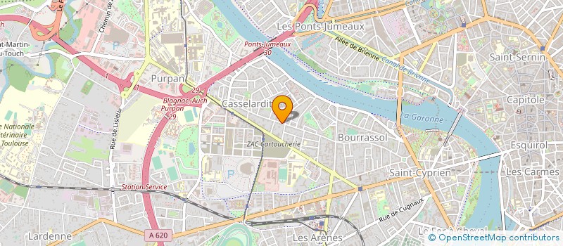 localisation de l'entreprise ASS DE LA RECHERCHE INTERDISCIPLINAIRE à TOULOUSE