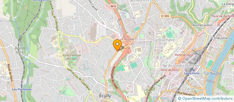 localisation de l'entreprise ASS DE LA RES LOUISE COUCHEROUX  ECULLY