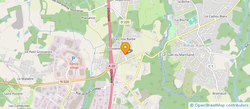 localisation de l'entreprise ASS DE LA RETRAITE SPORTIVE LIMOGES à LIMOGES