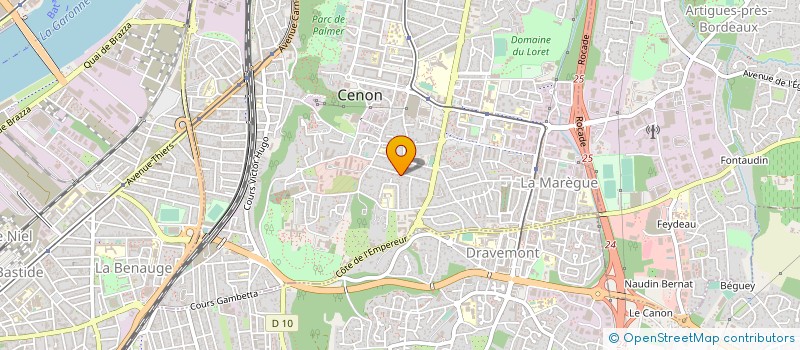 localisation de l'entreprise ASS DE LA SECTION SOCIALISTE à CENON