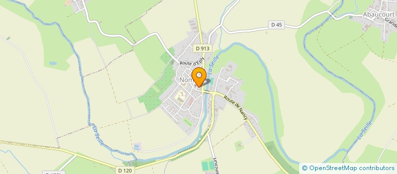 localisation de l'entreprise ASS  DE LA SEILLE  NOMENY