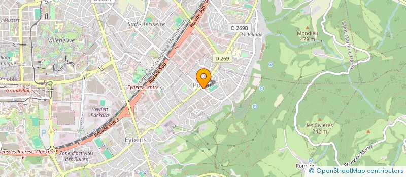 localisation de l'entreprise ASS DE LOISIRS DE POIZAT  POISAT