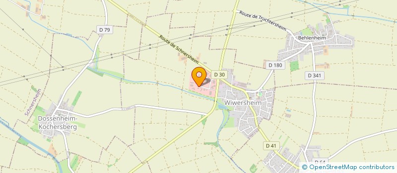 localisation de l'entreprise ASS DE LOISIRS EDUCATIFS ET DE FORMATION à WIWERSHEIM