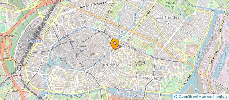 localisation de l'entreprise ASS DE LOISIRS TONIQUES ET AQUATIQUES à STRASBOURG