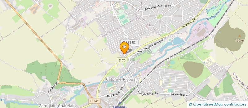 localisation de l'entreprise ASS DE MAJORETTES LES LOLITAS  CALONNE-RICOUART