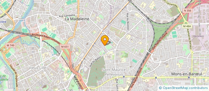 localisation de l'entreprise ASS DE MEDECINE PHYSIQUE DE READAPTATION à LILLE