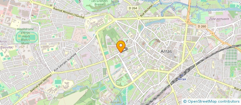 localisation de l'entreprise ASS DE MUSICIENS INTERVEN SOCIAUX EDUCAT à ARRAS