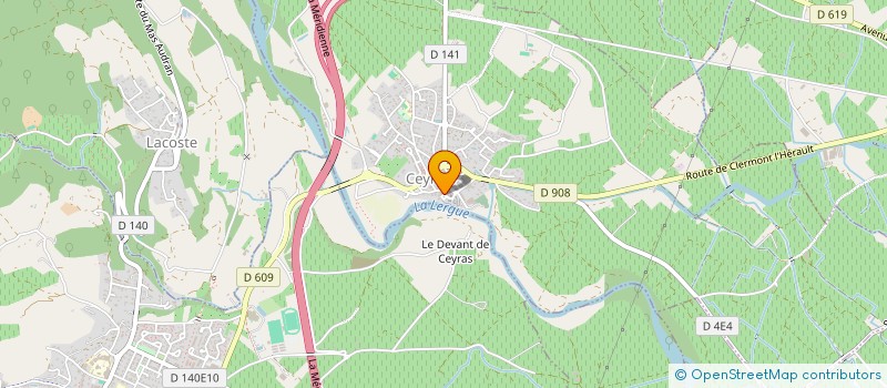 localisation de l'entreprise ASS DE PARENTS D'ELEVES DE CEYRAS  CEYRAS