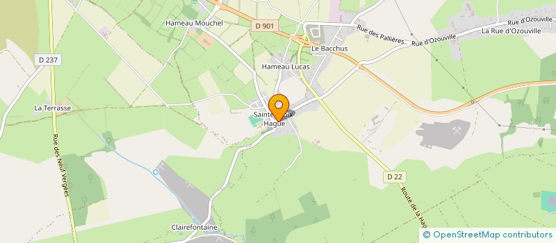 localisation de l'entreprise ASS. DE PARENTS D' ELEVES DE SAINTE-CROIX-HAGUE  LA HAGUE