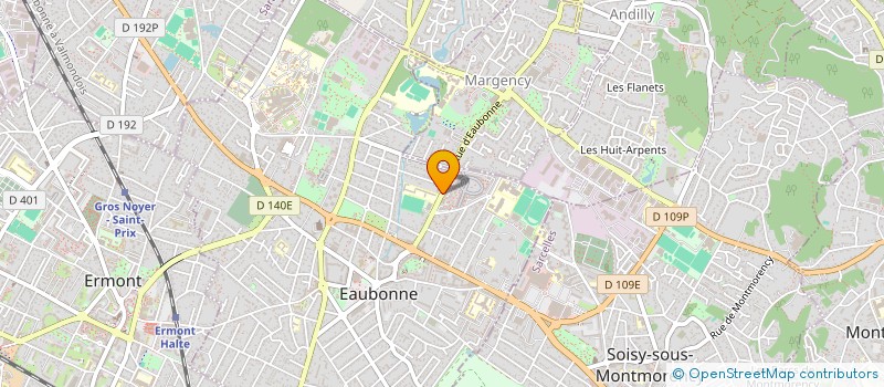 localisation de l'entreprise ASS DE PARENTS D'ELEVES INDEPENDANTS JJ ROUSSEAU à EAUBONNE