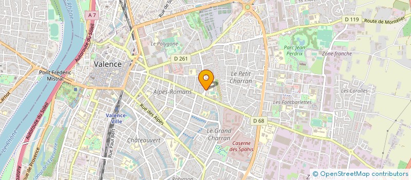 localisation de l'entreprise ASS DE PAZRENTS D'ELEVES à VALENCE