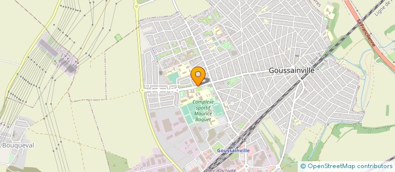 localisation de l'entreprise ASS  DE PETANQUE DE GOUSSAINVILLE  GOUSSAINVILLE