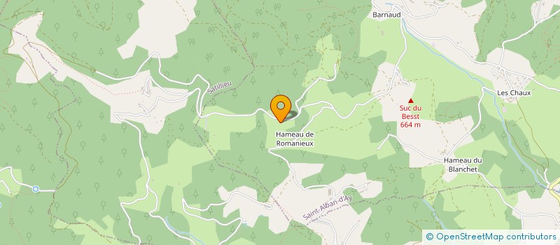 localisation de l'entreprise ASS DE PROMOTION DE LA TRUFFOLE  SAINT ALBAN D'AY