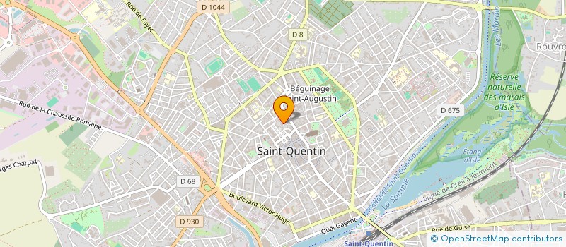 localisation de l'entreprise ASS DE PROMOTION DU VERMANDOIS à SAINT-QUENTIN