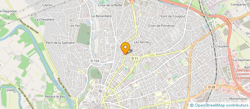 localisation de l'entreprise ASS DE PROPAGANDE POUR LE VIN  BEZIERS