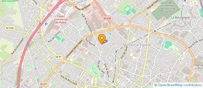 localisation de l'entreprise ASS DE PROTECTION CIVILE DE ROUBAIX à TOURCOING