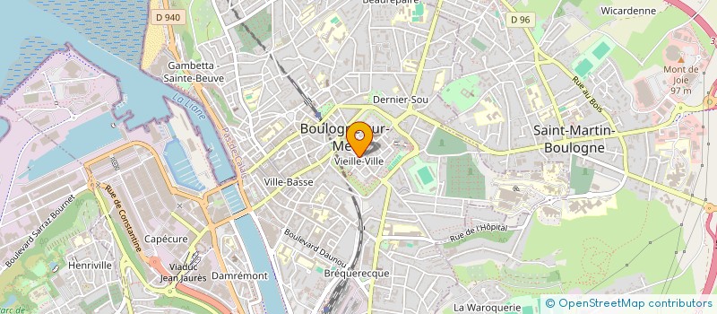 localisation de l'entreprise ASS DE PROTECTION DES ANIMAUX DU BOULONNAIS à BOULOGNE-SUR-MER