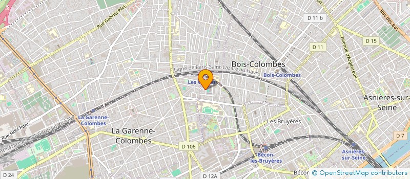 localisation de l'entreprise ASS DE RECHERCHE EN CHIRURGIE à BOIS-COLOMBES