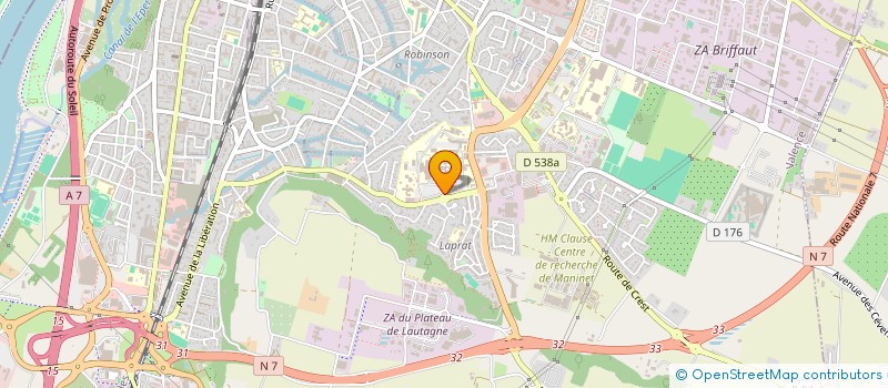 localisation de l'entreprise ASS DE RECHERCHE EN GERIATRIE à VALENCE