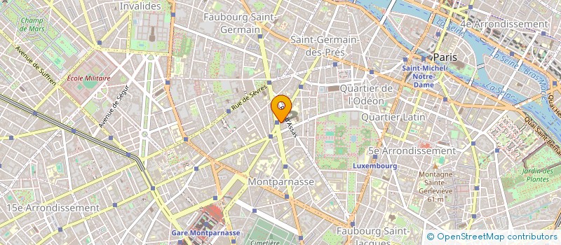 localisation de l'entreprise ASS DE RECHERCHE EN PARODONTOLOGIE à PARIS