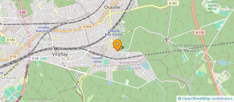 localisation de l'entreprise ASS  DE RECHERCHE ET DE FORMATION à CHAVILLE