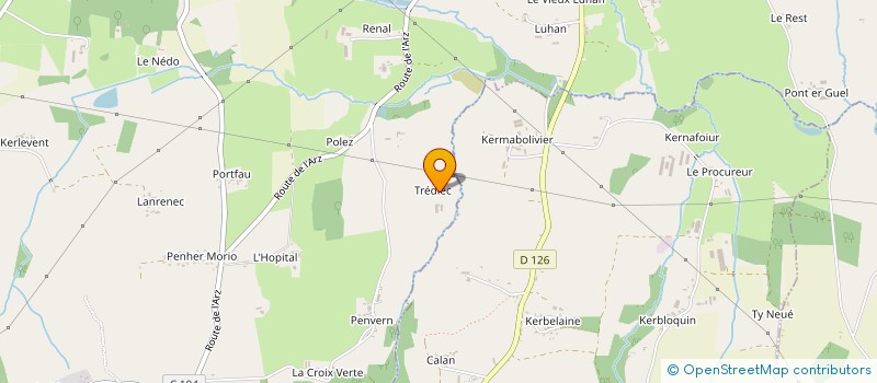 localisation de l'entreprise ASS. DE REMPL. CANTON DE MUZILLAC  PLAUDREN