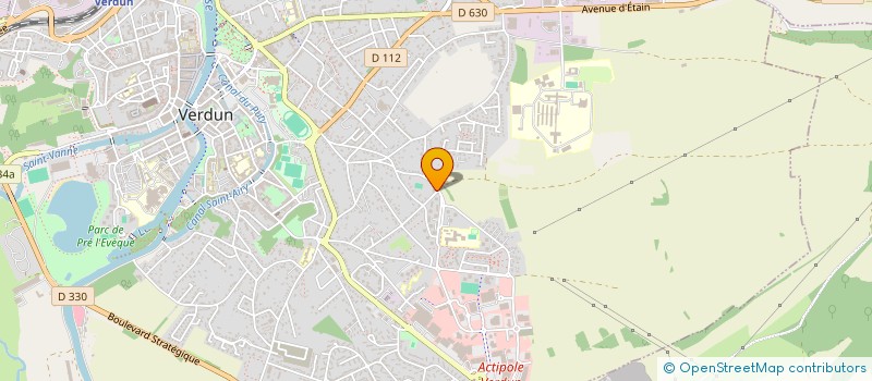 localisation de l'entreprise ASS DE RENCONTRES D'INFOR ET D'ACTIVITE à VERDUN