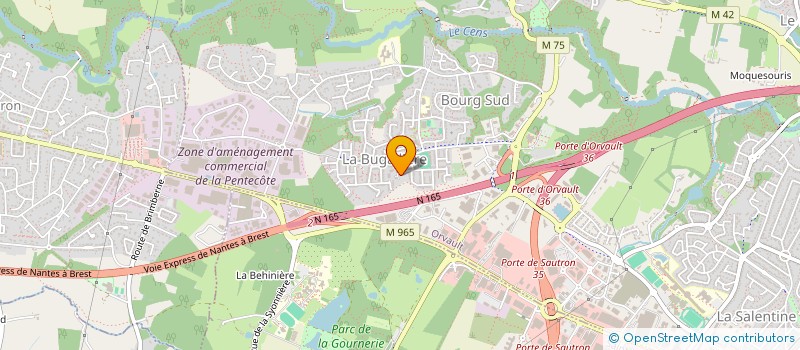 localisation de l'entreprise ASS DE RETRAITES POUR LA COOPERATION ET L'AIDE AU DEVELOPPEMENT à ORVAULT