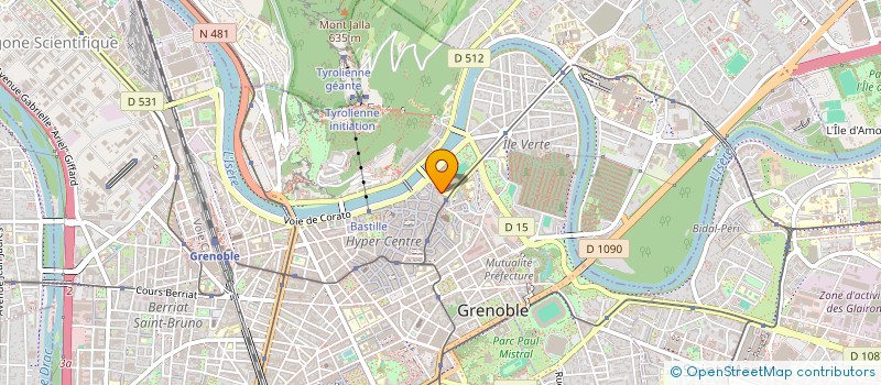 localisation de l'entreprise ASS  DE SAINT BRUNO à GRENOBLE