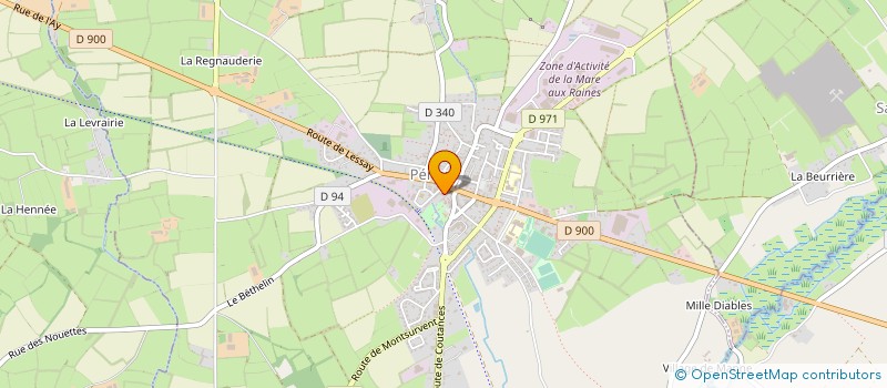 localisation de l'entreprise ASS DE SAUVEGARDE DU PATRIMOINE EN PAYS DE PERIERS  PERIERS