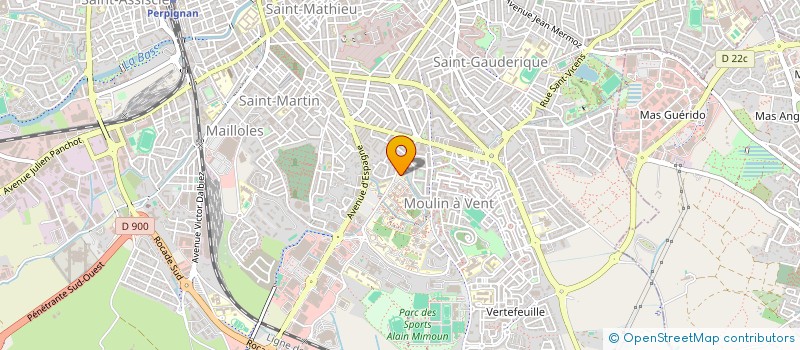 localisation de l'entreprise ASS DE SECRETAIRES DE DEP D'IUT  PERPIGNAN