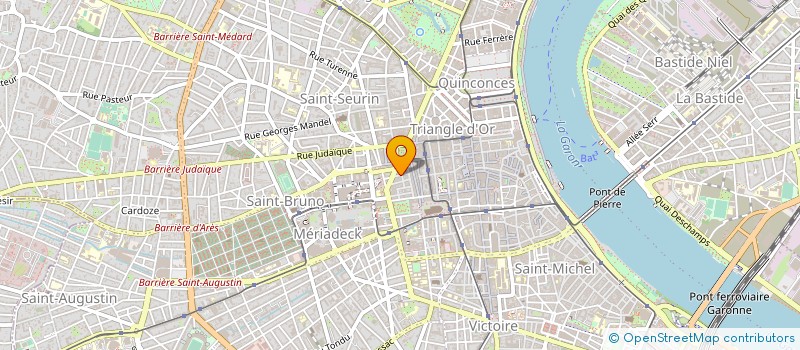 localisation de l'entreprise ASS DE SERVICE AUX ASSOCIATIONS à BORDEAUX