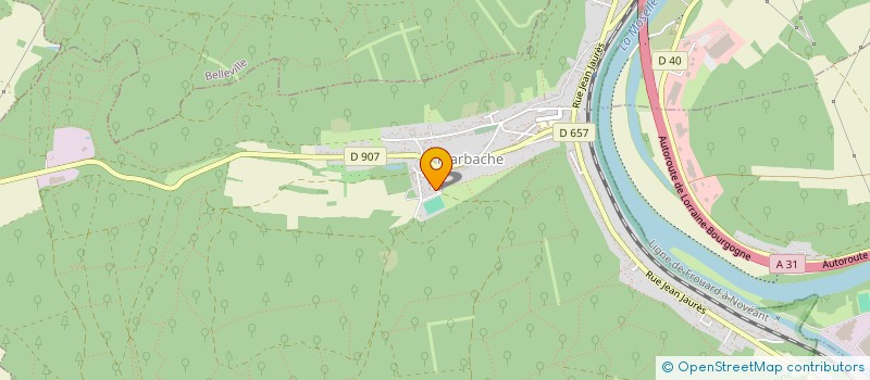 localisation de l'entreprise ASS DE SERVICE AUX ENTREPRISES DE PROPRETE ET ASSOC  MARBACHE