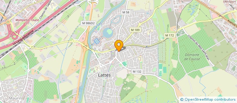 localisation de l'entreprise ASS DE SERVICES AUX PERSONNES à LATTES